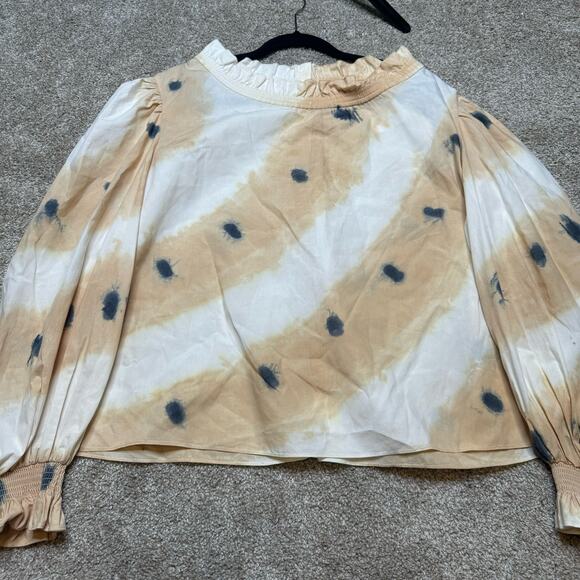 Sea New York Tye Die Print Long Sleeve Button Down Back - Picture 2 of 4